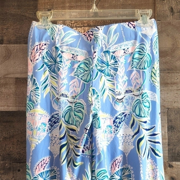New Lilly Pulitzer Georgia May Palazzo Pants Blue Peri XS - Picture 3 of 7